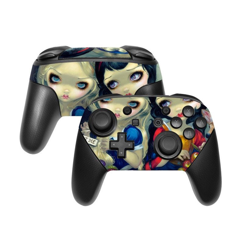 Alice & Snow White - Nintendo Switch Pro Controller Skin - Jasmine Becket-Griffith - DecalGirl