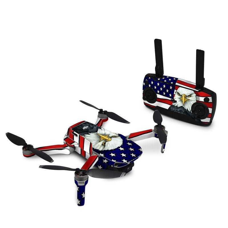 American Eagle - DJI Mini SE Skin - Flags - DecalGirl