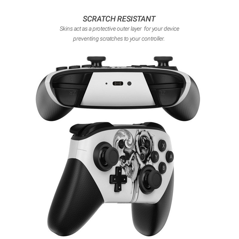 Amour Noir - Nintendo Switch Pro Controller Skin - Alchemy Gothic - DecalGirl