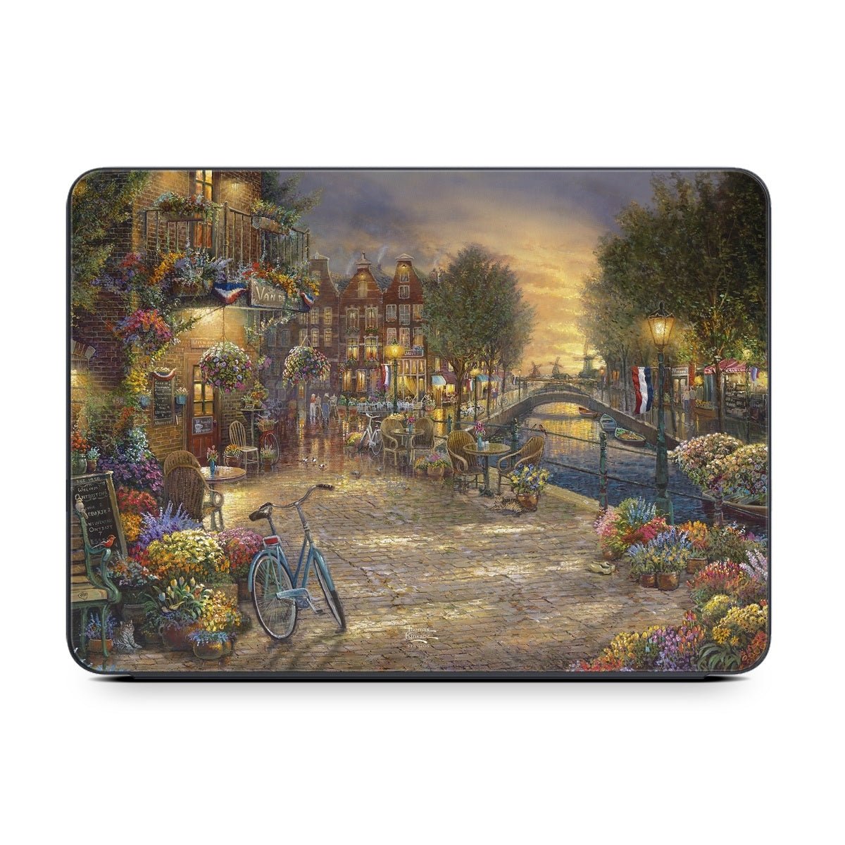 Amsterdam Cafe - Apple Smart Keyboard Folio Skin - Thomas Kinkade Studios - DecalGirl