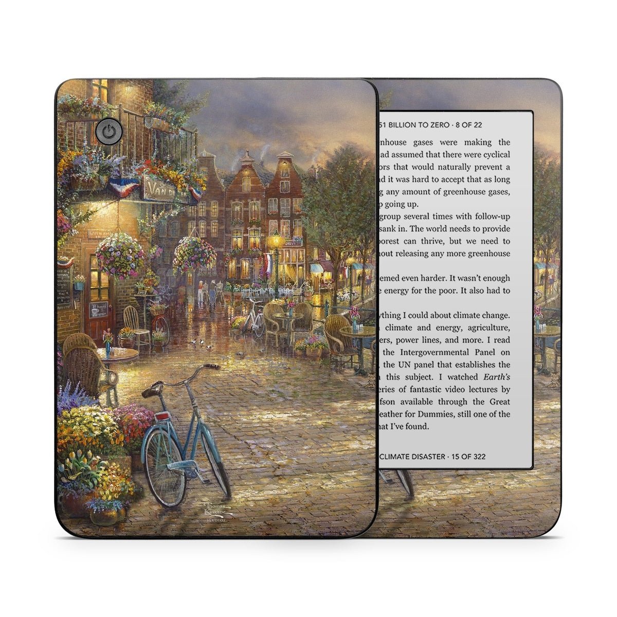 Amsterdam Cafe - Kobo Clara 2E Skin - Thomas Kinkade Studios - DecalGirl