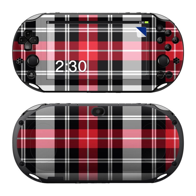 Red Plaid - Sony PS Vita 2000 Skin - DecalGirl Collective - DecalGirl