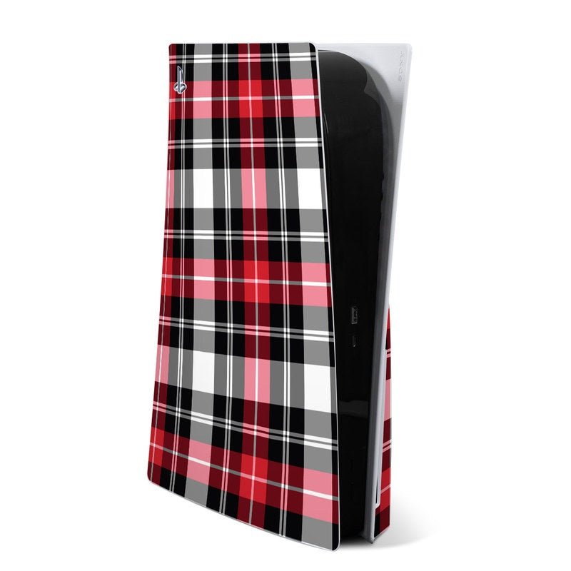 Red Plaid - Sony PS5 Skin - DecalGirl Collective - DecalGirl